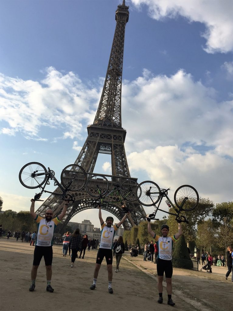 Paris Cycle Finish Line