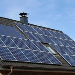 Solar panels on home