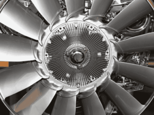 close shot of an extractor fan