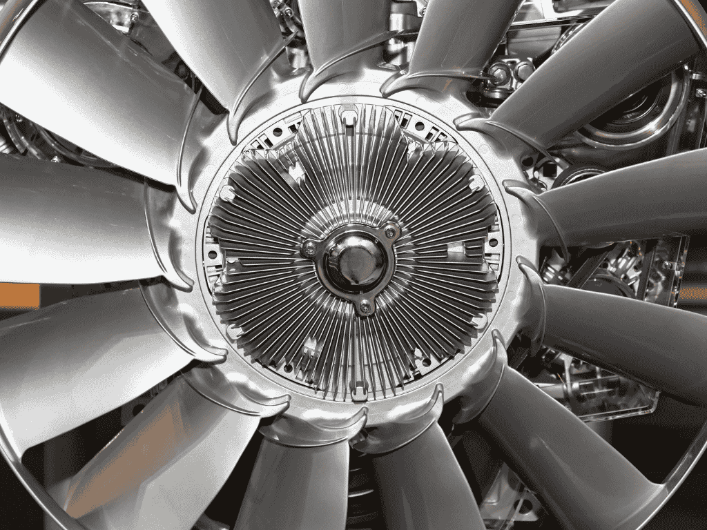 close shot of an extractor fan