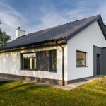 house with double glazing windows