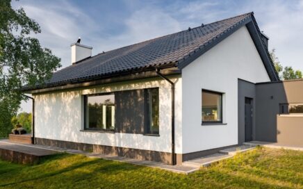 house with double glazing windows