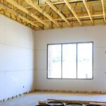 interior of house during construction