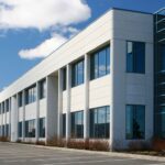 modern industrial building