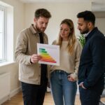 renters looking at an epc assessment document